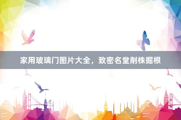 家用玻璃门图片大全，致密名堂削株掘根